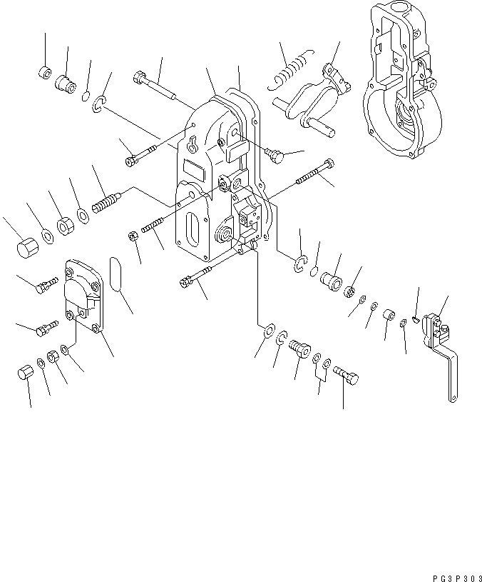 Регулятор в сборе (DK105410-6420) KOMATSU