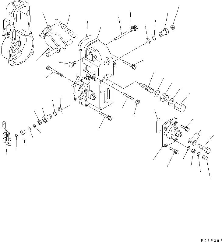 Крышка DK154064-0320 KOMATSU