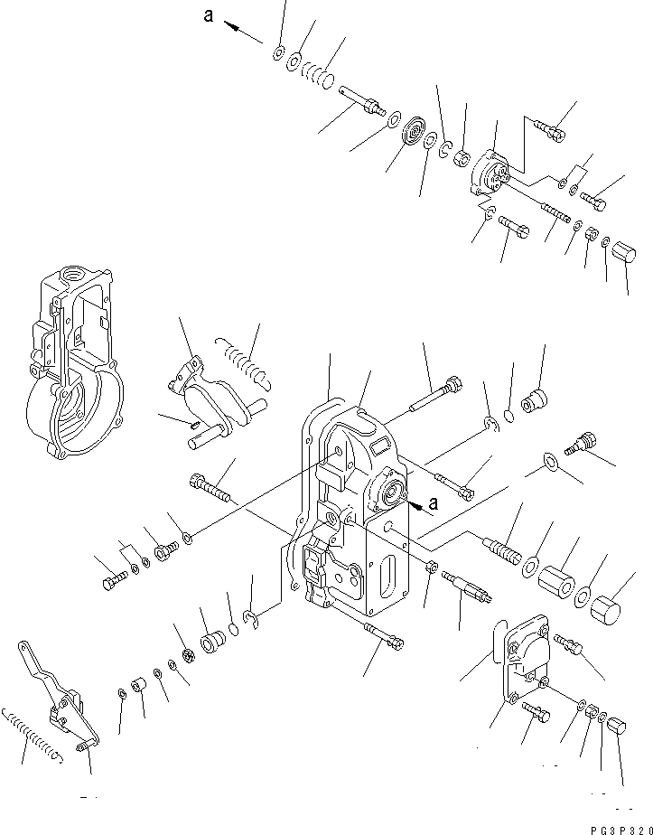 Регулятор в сборе (DK105407-3922) KOMATSU