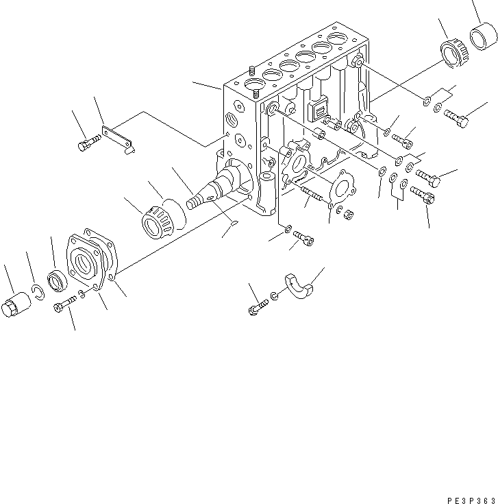 Корпус в сборе ND090100-7461 KOMATSU