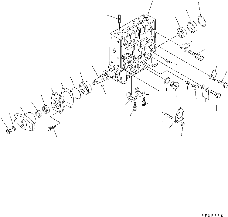 Насос в сборе DK106068-2890 KOMATSU