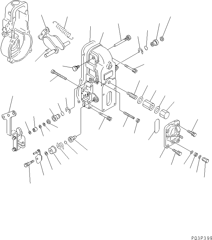 Регулятор в сборе (DK105400-5850) KOMATSU