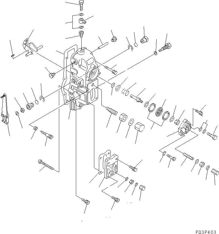 Крышка DK154520-7320 KOMATSU