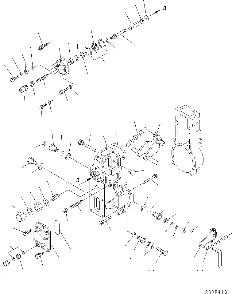 Крышка DK154022-3920 KOMATSU