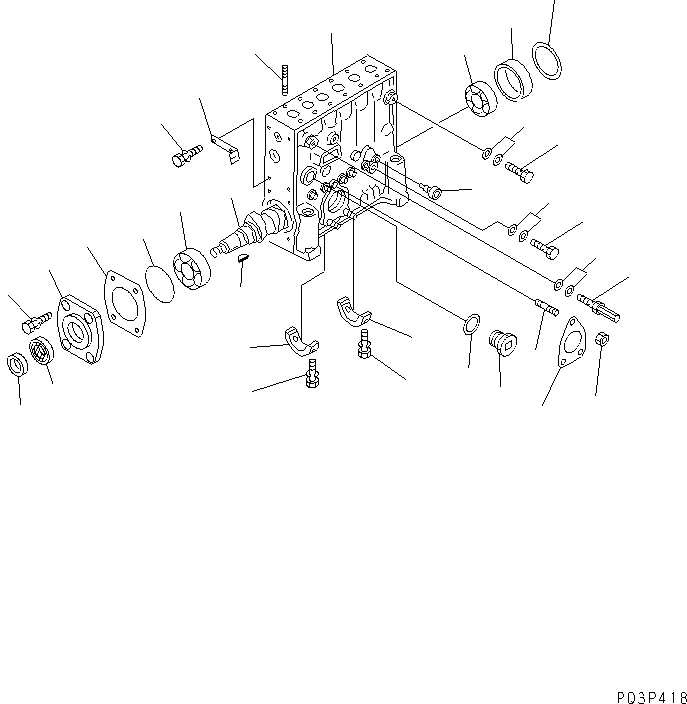 Насос в сборе DK106068-2040 KOMATSU