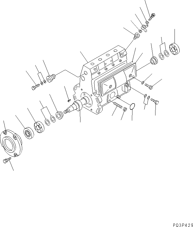 Насос в сборе DK101049-8780 KOMATSU