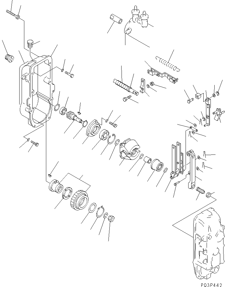 Ползун DK154223-0100 KOMATSU