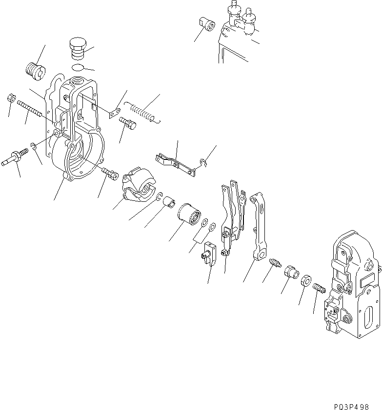 Регулятор в сборе DK105400-4610 KOMATSU