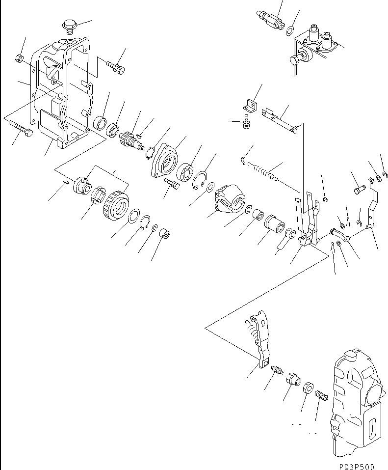 Регулятор в сборе DK105447-0453 KOMATSU