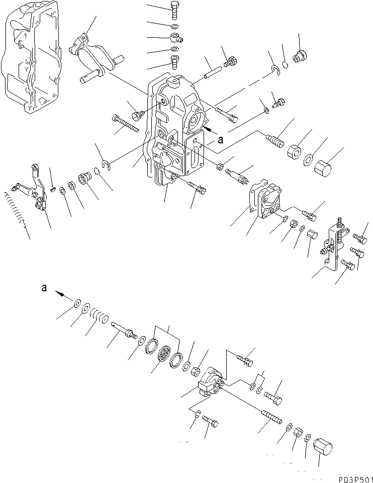 Регулятор в сборе (DK105447-0631) KOMATSU