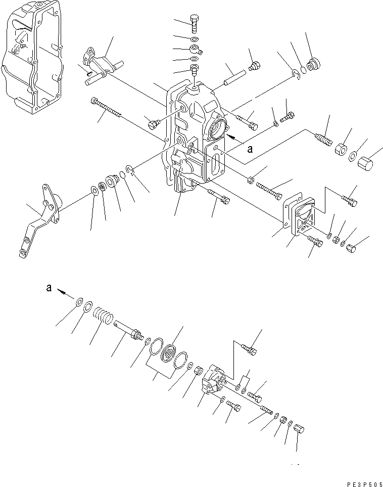 Регулятор в сборе (DK105447-0850) KOMATSU