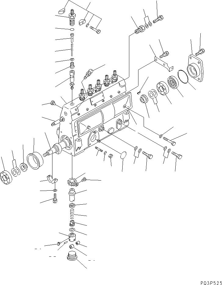 Корпус в сборе DK131075-5920 KOMATSU