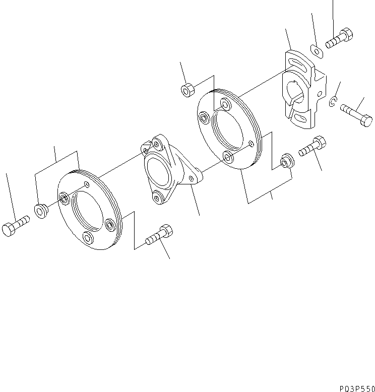 COUPLING,CROSS DK156609-5700 KOMATSU