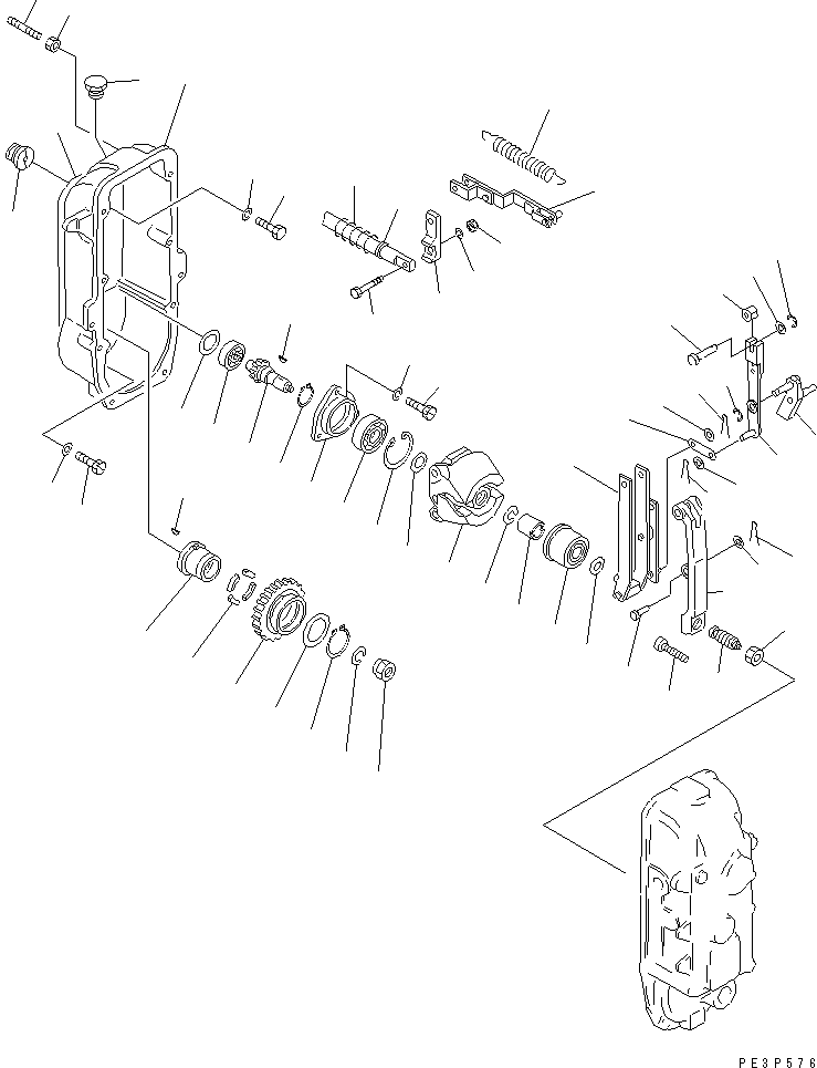 Регулятор в сборе DK105445-5030 KOMATSU