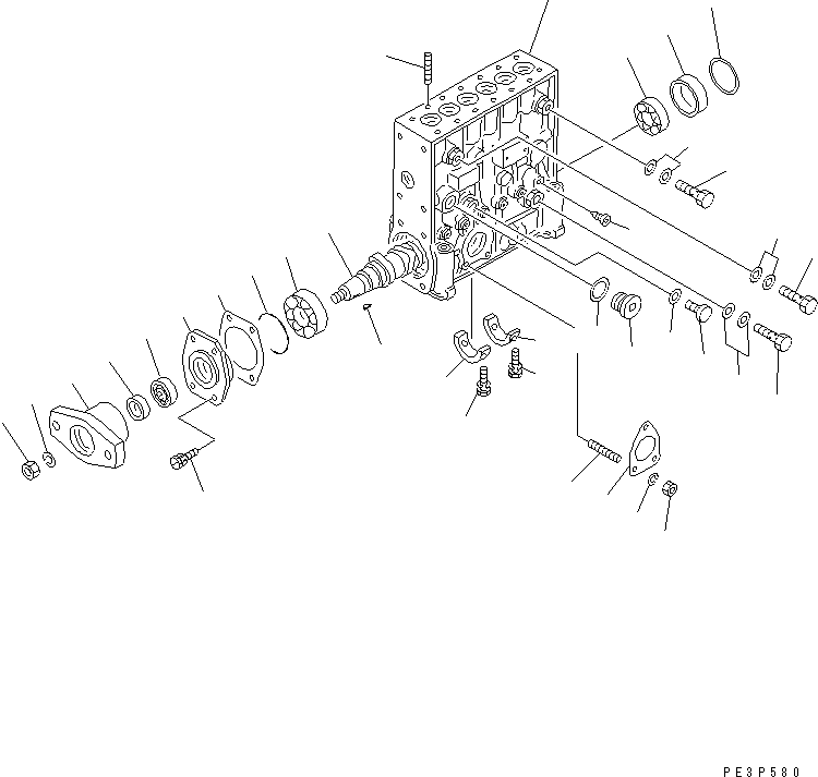 Насос в сборе DK106068-2030 KOMATSU