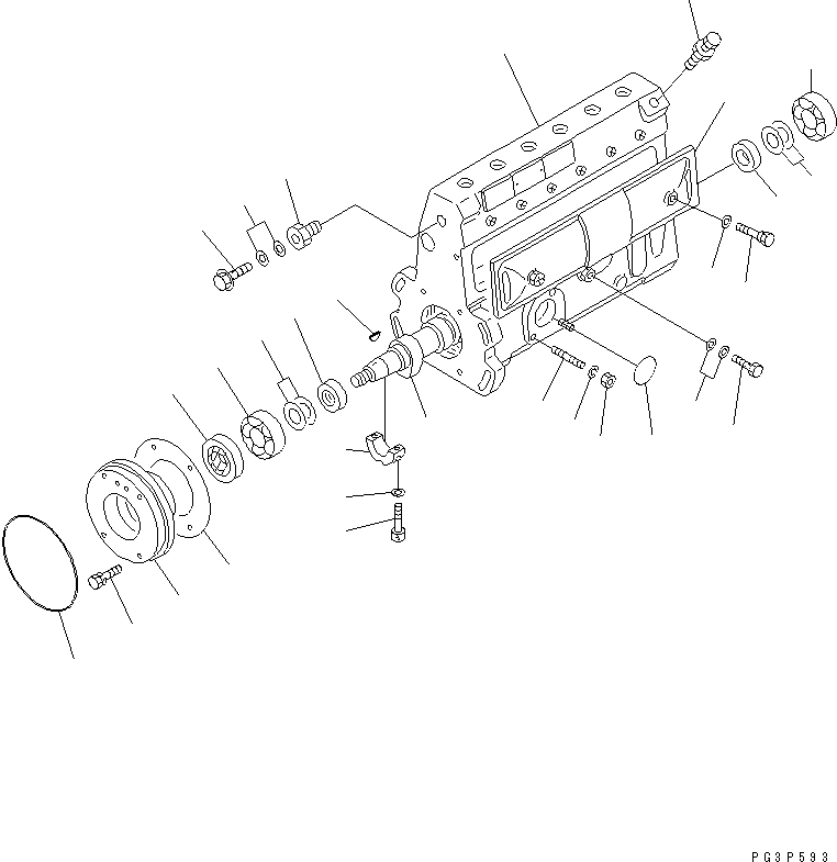 Топливный насос высокого давления в сборе 6207-71-1331 KOMATSU