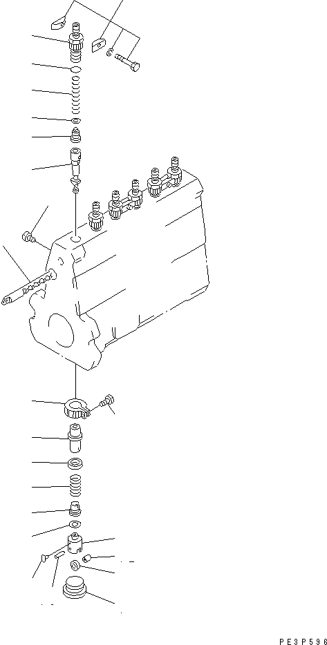 PLUNGER ASS'Y DK131152-3020 KOMATSU