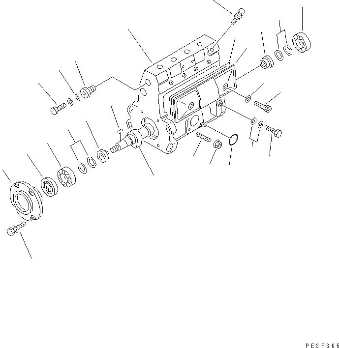 Насос в сборе DK101049-4100 KOMATSU