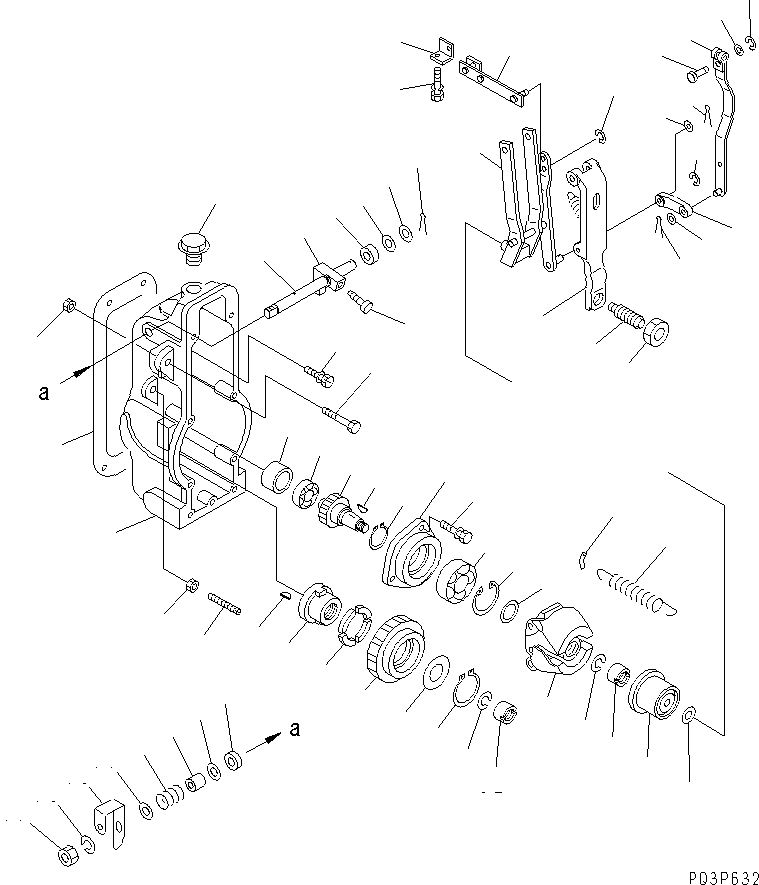 Регулятор в сборе DK105447-1720 KOMATSU