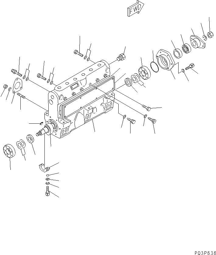 Насос в сборе DK103066-8400 KOMATSU