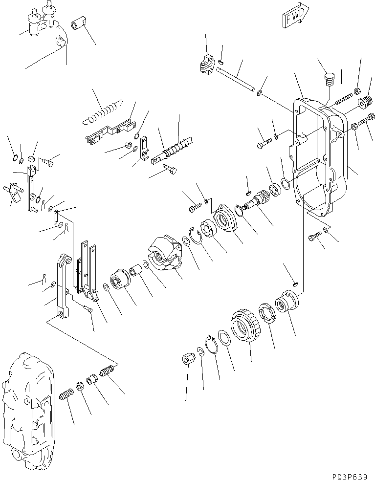 Регулятор в сборе DK105455-1041 KOMATSU