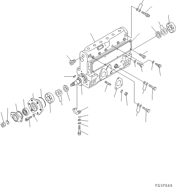 Насос в сборе DK103066-3760 KOMATSU