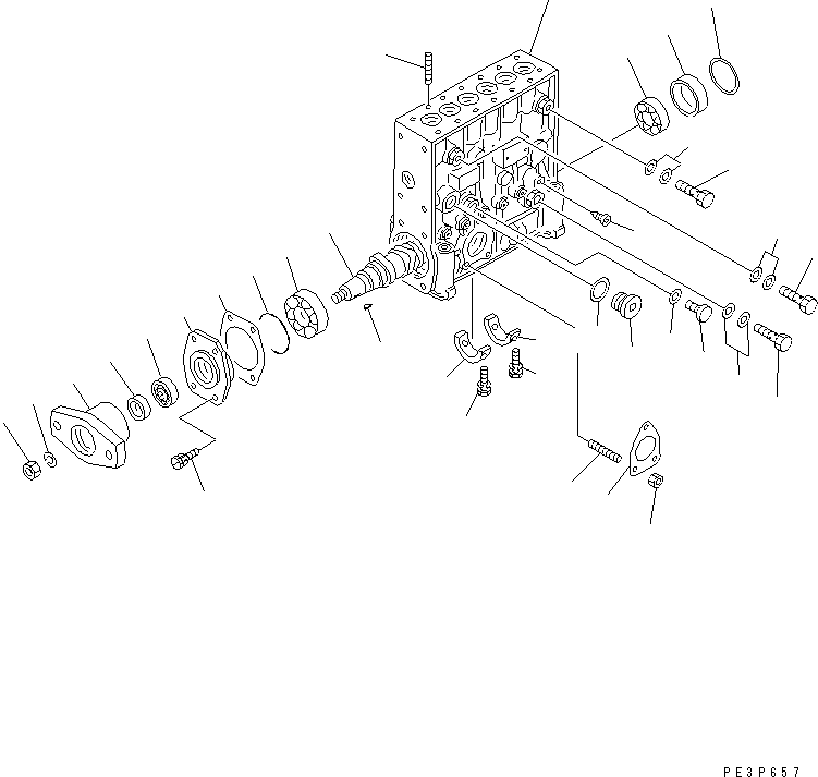 Насос в сборе DK106068-2310 KOMATSU