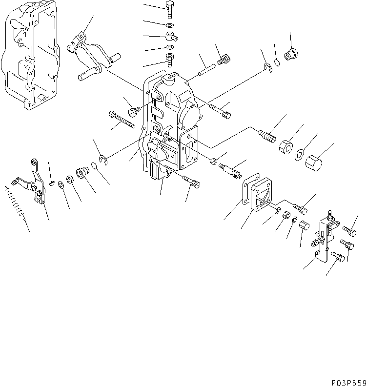 Регулятор в сборе (DK105447-1150) KOMATSU