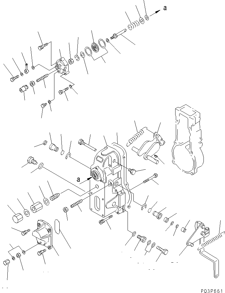 Регулятор в сборе (DK105411-1150) KOMATSU
