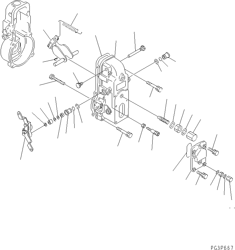Регулятор в сборе (DK105407-4230) KOMATSU