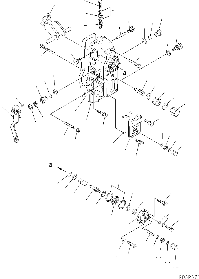 Регулятор в сборе (DK105447-0693) KOMATSU