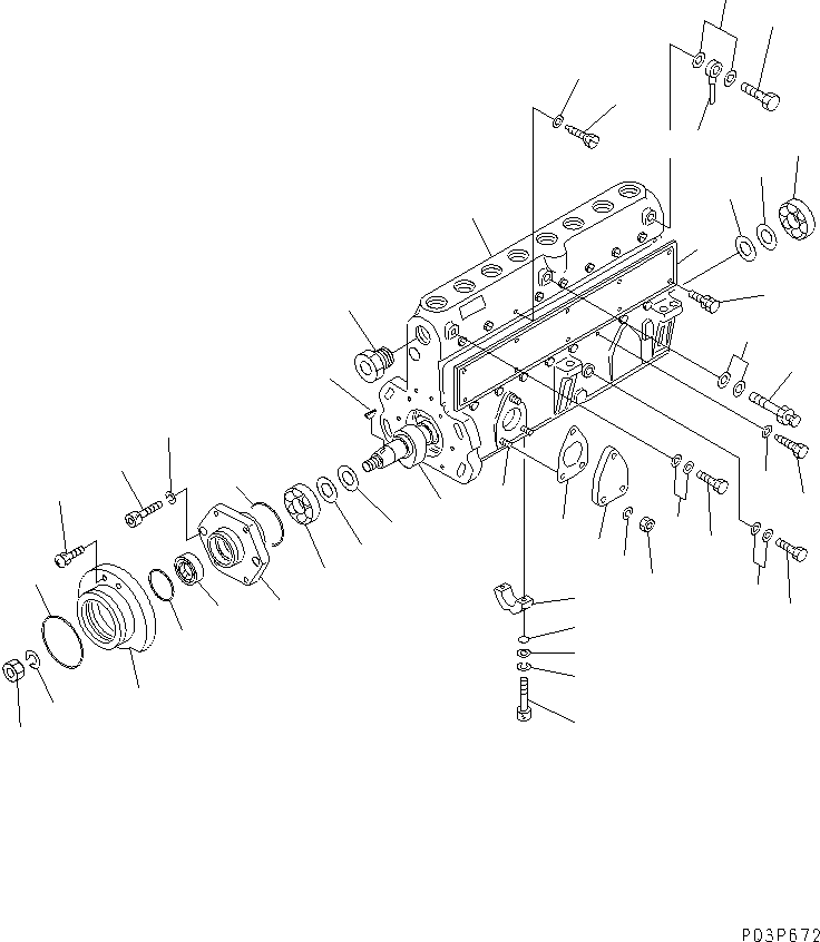 Насос в сборе DK103086-9070 KOMATSU