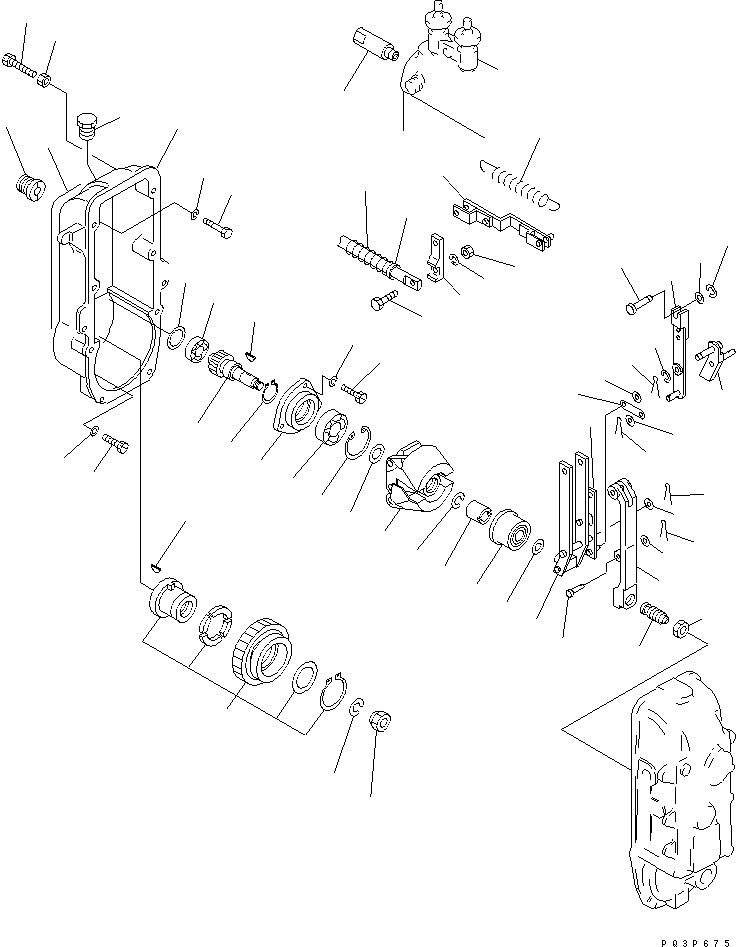 Регулятор в сборе DK105445-0640 KOMATSU