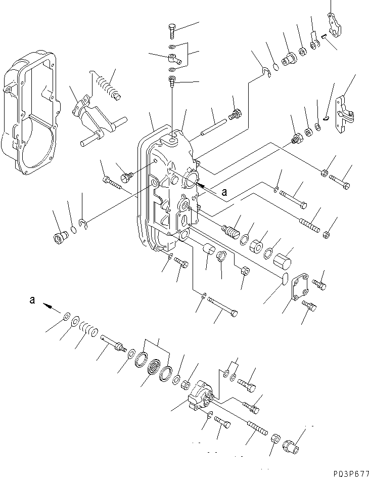 Регулятор в сборе (DK105445-0640) KOMATSU