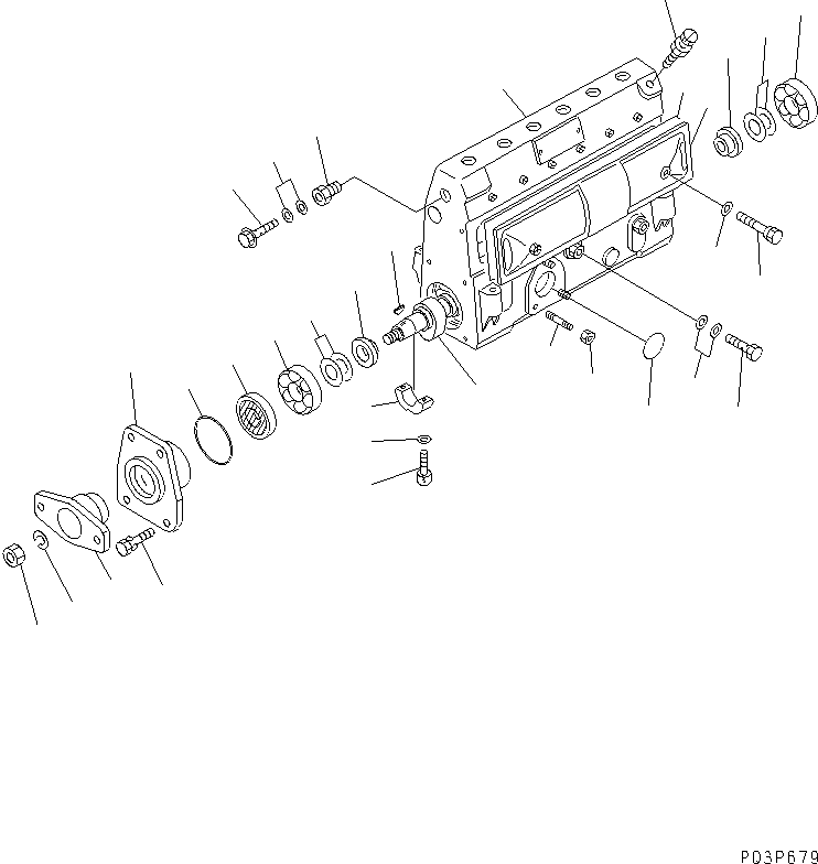 Картер DK131071-9220 KOMATSU