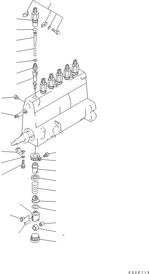 PLUNGER ASS'Y DK131153-0520 KOMATSU
