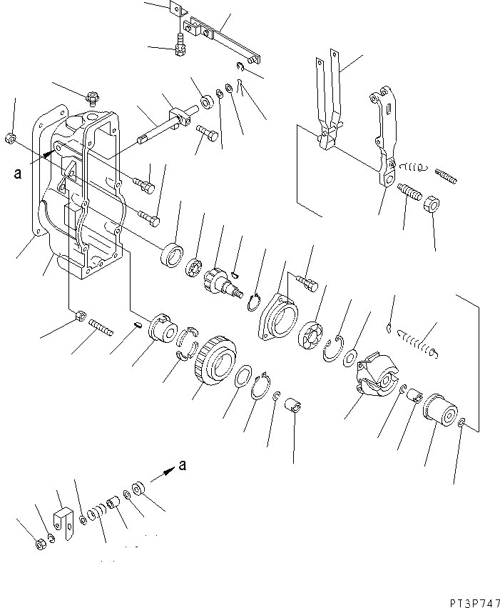Тяга DK154235-2720 KOMATSU