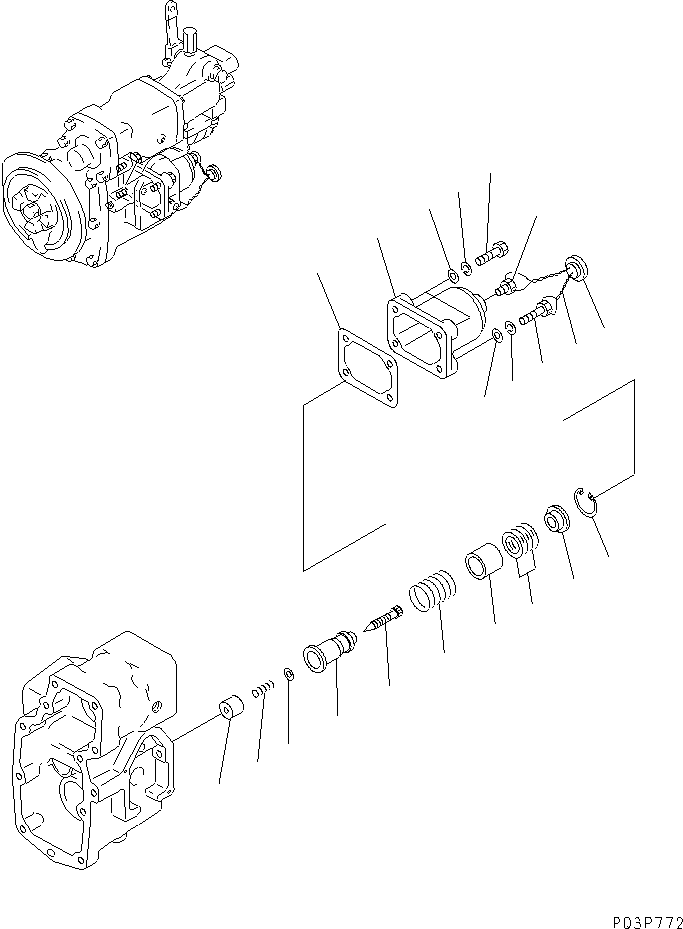 SPRING PACK ASS'Y 6710-73-1060 KOMATSU