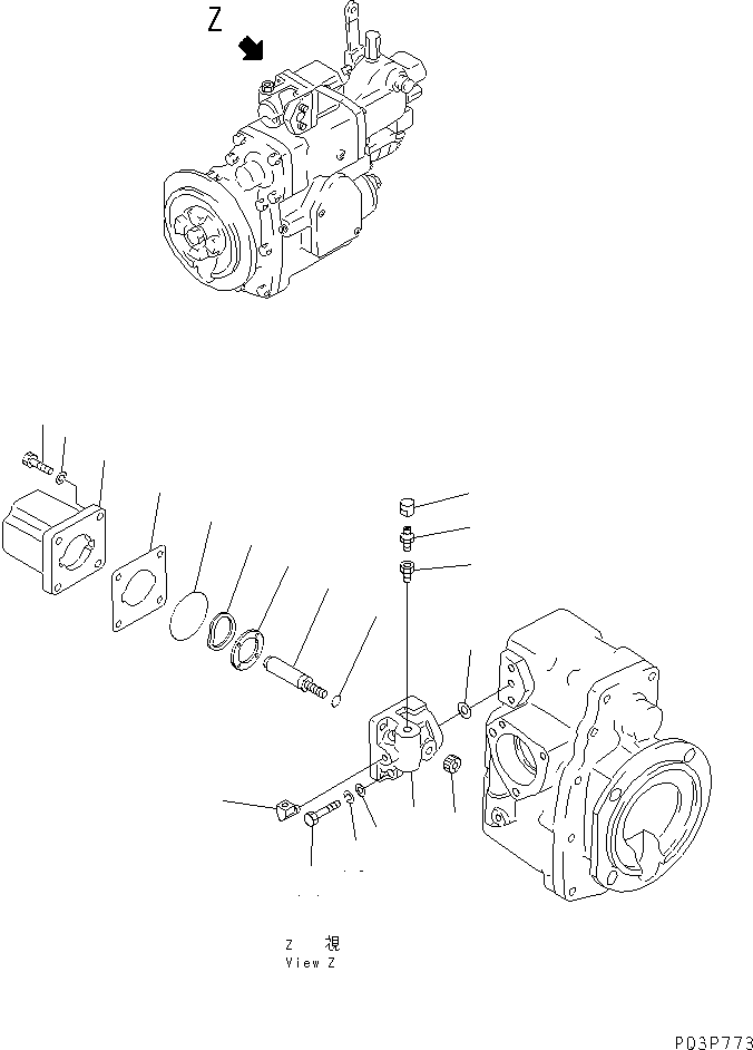 Клапан в сборе 6711-71-4100 KOMATSU