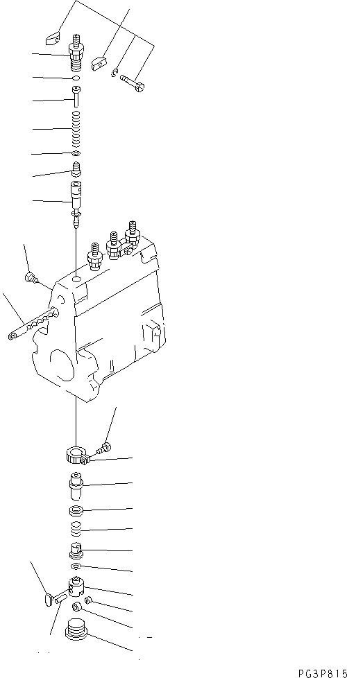 PLUNGER ASS'Y DK131154-7020 KOMATSU