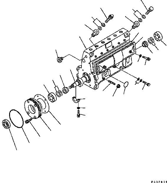 Насос в сборе DK101062-9050 KOMATSU