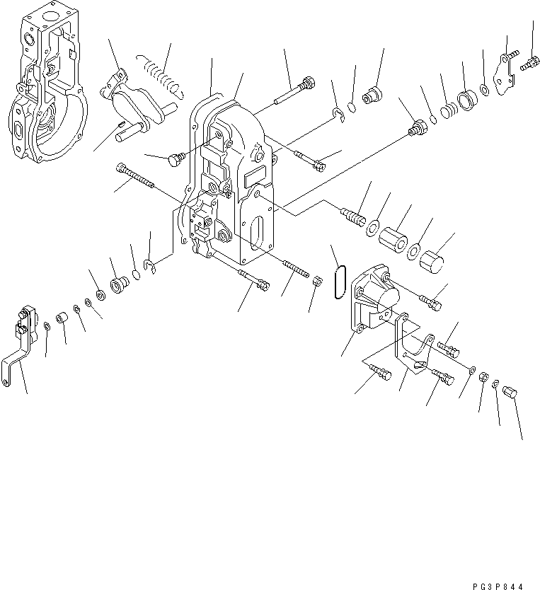 Рычаг DK154395-8720 KOMATSU