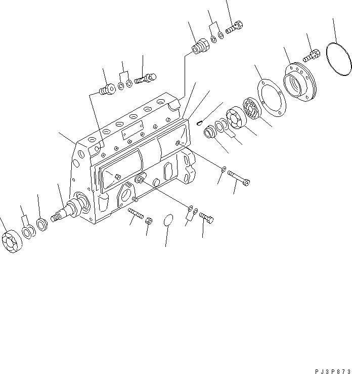 Насос в сборе DK101061-8570 KOMATSU