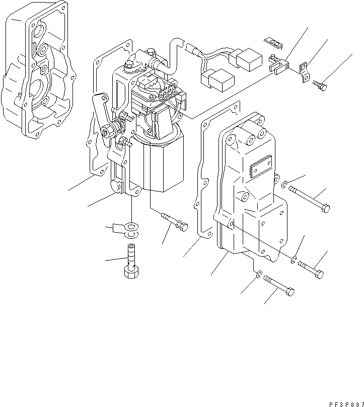 Пластина DK159564-6500 KOMATSU