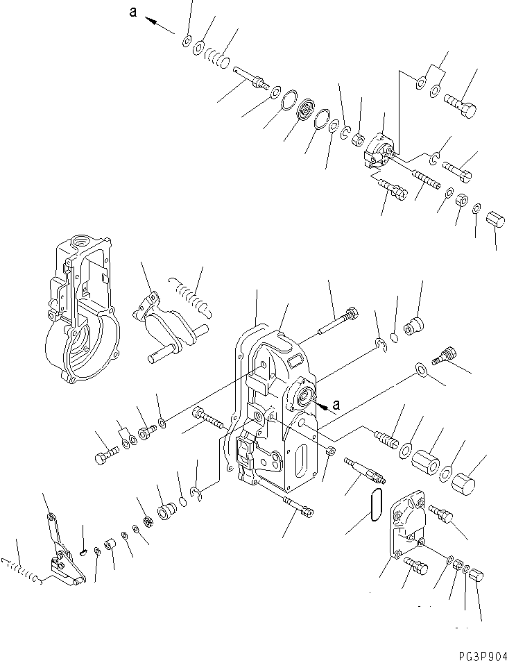 Регулятор в сборе (DK105407-5590) KOMATSU