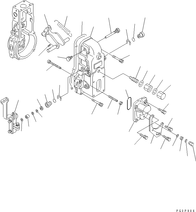 Регулятор в сборе (DK105404-5260) KOMATSU