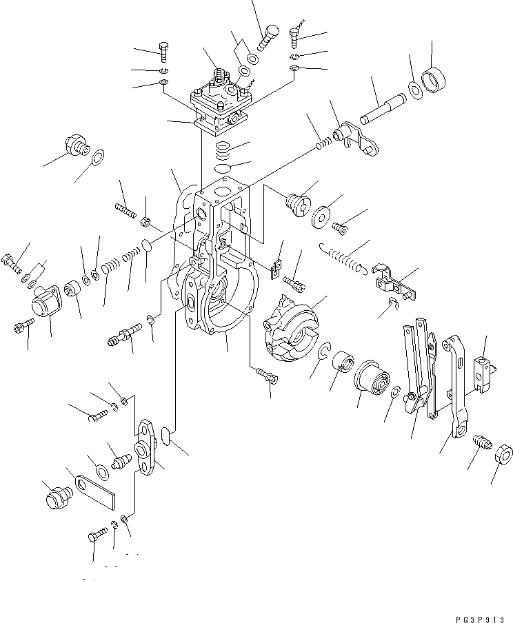 Регулятор в сборе DK105404-5071 KOMATSU