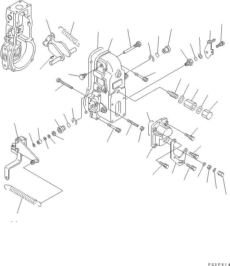 Рычаг DK154396-2320 KOMATSU