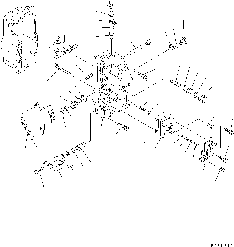 Регулятор в сборе (DK105447-1650) KOMATSU
