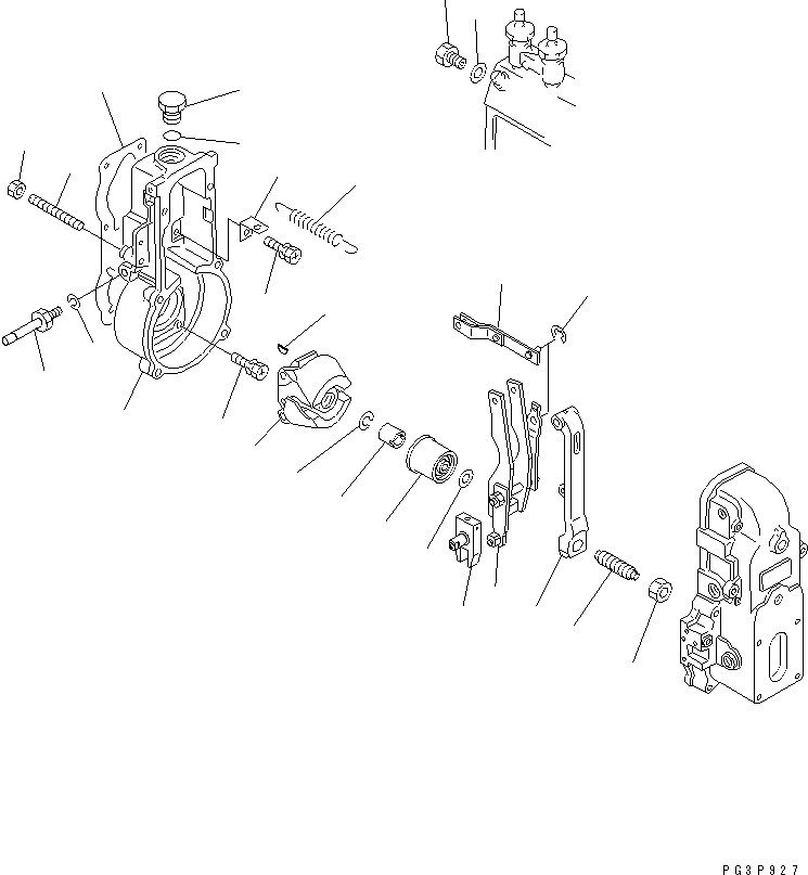 Регулятор в сборе DK105407-5071 KOMATSU